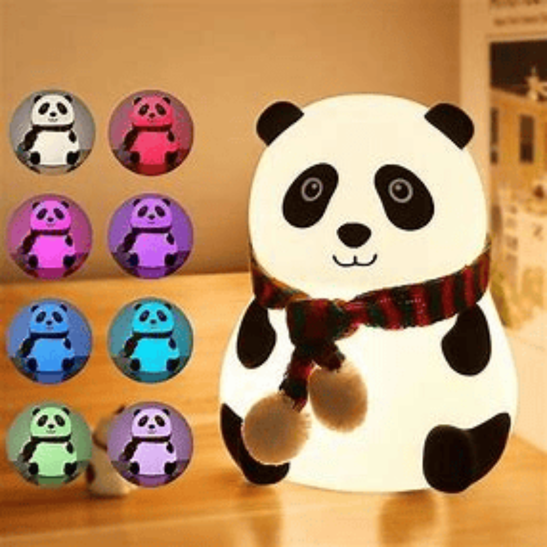 Panda Night Lamp for Kids and toddler Rechargeable